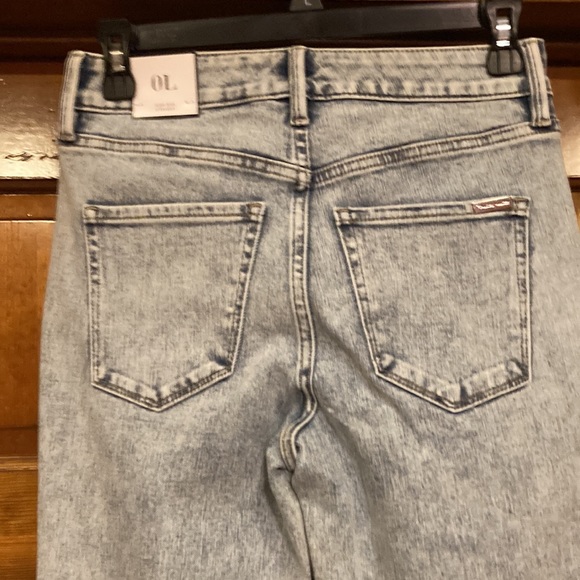 NWT Size 0 Long High Rise Sculpt Straight Leg - Acid Wash Look (ABBA) - Picture 6 of 12